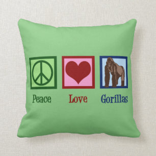 ピースラブゴリラ クッション