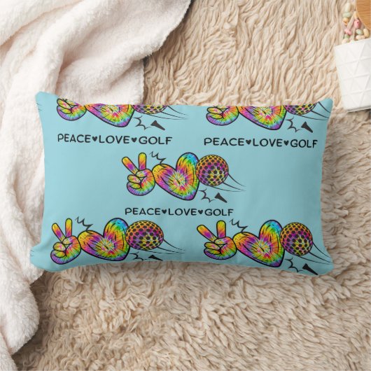 ピースラブゴルフタイダイ ランバークッション (ブランケット)