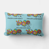 ピースラブゴルフタイダイ ランバークッション (正面)