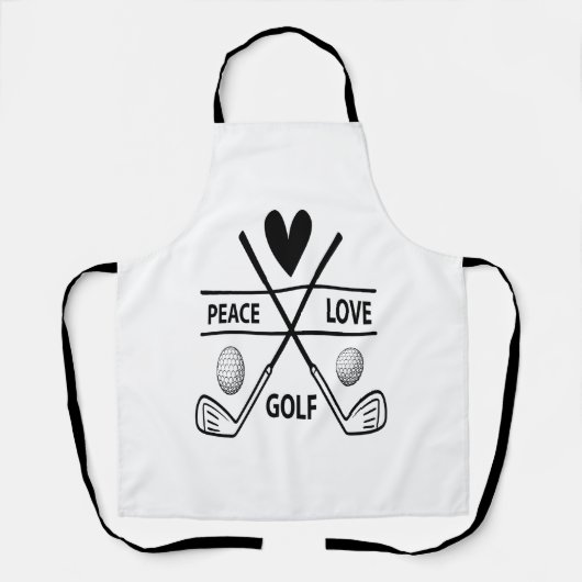 ピースラブゴルフ エプロン (正面)