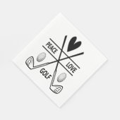 ピースラブゴルフ スタンダードランチョンナプキン (角)