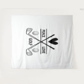 ピースラブゴルフ タペストリー (正面(横))