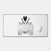 ピースラブゴルフ デスクマット (キーボード&マウス)