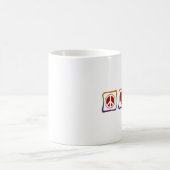 ピースラブサクソフォン虹の広場 コーヒーマグカップ (中央)