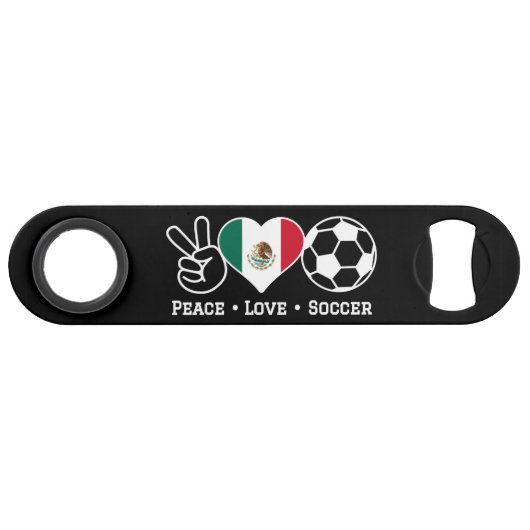 ピースラブサッカーバー鍵 スピード栓抜き (正面(横))
