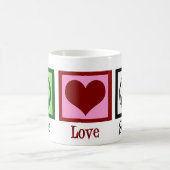 ピースラブサッカー コーヒーマグカップ (中央)