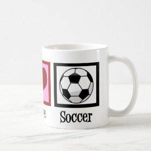 ピースラブサッカー コーヒーマグカップ