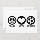 ピースラブサッカー ポストカード (正面/裏面)