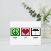 ピースラブシアトル ポストカード (スタンド正面)