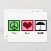 ピースラブシアトル ポストカード (正面/裏面)