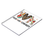 ピースラブシュナウザーおもしろいギフトドッグ恋人 ノートブック (左側)