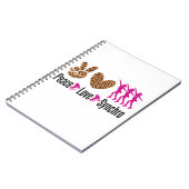 ピースラブシンクロスケートで滑る ノートブック (左側)