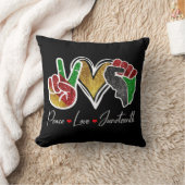 ピースラブジュネファーブラックプライド自由4th Of J クッション (ブランケット)