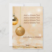 ピースラブジョイクリスマスツリーライツ2サイドデザイン シーズンカード (裏面)