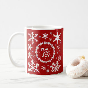 ピースラブジョイクリスマスフェスティバル コーヒーマグカップ