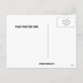 ピースラブジョイグレースノーフレークホリデーポストカード シーズンポストカード (裏面)