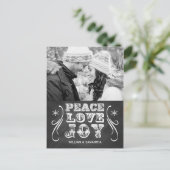 ピースラブジョイシャルボードホリデーハガキ シーズンポストカード (スタンド正面)