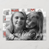 ピースラブジョイスカンジナビアホリデイフォト シーズンカード (正面/裏面)