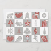 ピースラブジョイスカンジナビアホリデイフォト シーズンカード (裏面)