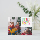 ピースラブジョイファミカラフルリーキッズ2枚写真 シーズンカード (スタンド正面)