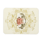 ピースラブジョイフェスティバル葉デコホリデーフォト マグネット (横)