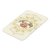 ピースラブジョイフェスティバル葉デコホリデーフォト マグネット (左側)