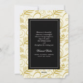 ピースラブジョイフェスティバル葉ヴィンテージデコ写真 シーズンカード (裏面)