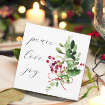 ピースラブジョイホリーベリーレッド