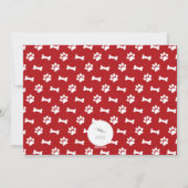 ピースラブジョイ犬の恋人フォトペおもしろいット シーズンカード (裏面)