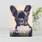 ピースラブジョイ犬の恋人フォトペモダンット シーズンカード (スタンド正面)