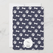 ピースラブジョイ犬の恋人フォトペモダンット シーズンカード (裏面)