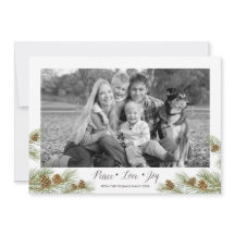 ピースラブジョイ – クリスマスフォトカード