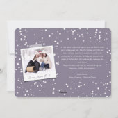 ピースラブジョーホープ最も幸せな休日の写真モダン シーズンカード (裏面)