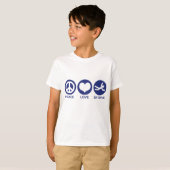 ピースラブスカイダイブ Tシャツ (正面フル)
