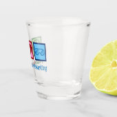 ピースラブスノーボード ショットグラス (右)