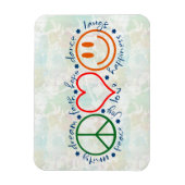 ピースラブスマイル マグネット (縦)