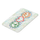 ピースラブスマイル マグネット (左側)