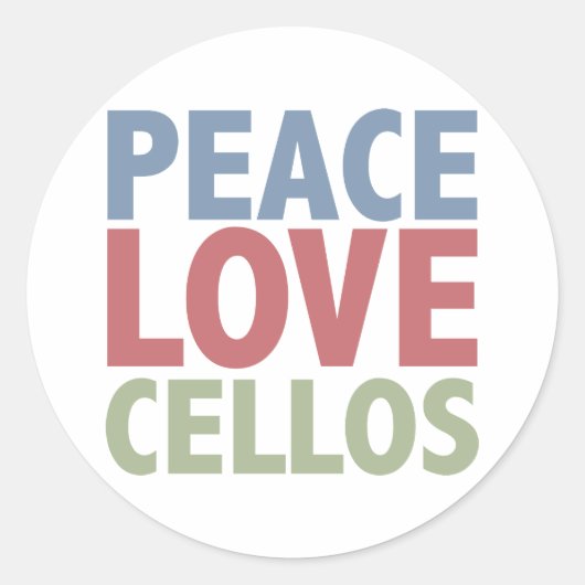 ピースラブセロス ラウンドシール (正面)