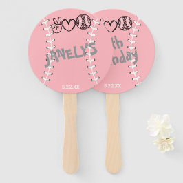 ピースラブソフトボール誕生日 ハンドファン