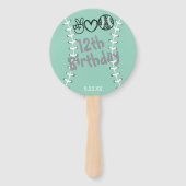 ピースラブソフトボール誕生日 ハンドファン (裏面)