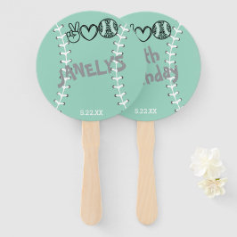 ピースラブソフトボール誕生日 ハンドファン