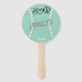 ピースラブソフトボール誕生日 ハンドファン (正面)