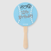 ピースラブソフトボール誕生日 ハンドファン (裏面)