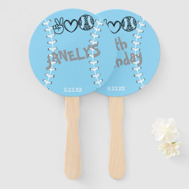 ピースラブソフトボール誕生日 ハンドファン