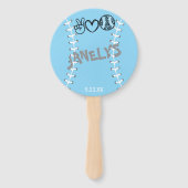 ピースラブソフトボール誕生日 ハンドファン (正面)