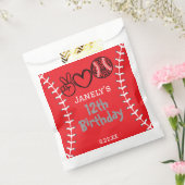 ピースラブソフトボール誕生日 フェイバーバッグ (封をした状態)