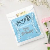 ピースラブソフトボール誕生日 フェイバーバッグ (封をした状態)
