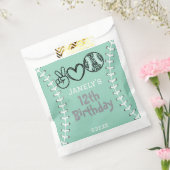 ピースラブソフトボール誕生日 フェイバーバッグ (封をした状態)