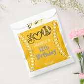 ピースラブソフトボール誕生日 フェイバーバッグ (封をした状態)