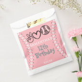 ピースラブソフトボール誕生日 フェイバーバッグ (封をした状態)